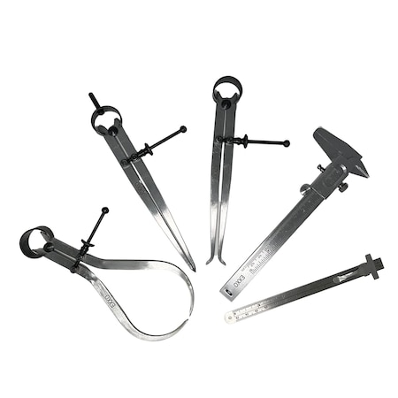 Exxo Calipers Measuring Tool 5 Piece Set 8833